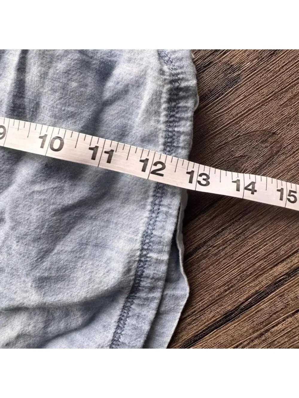 Hollister Co. Women's Grey and Blue Shorts